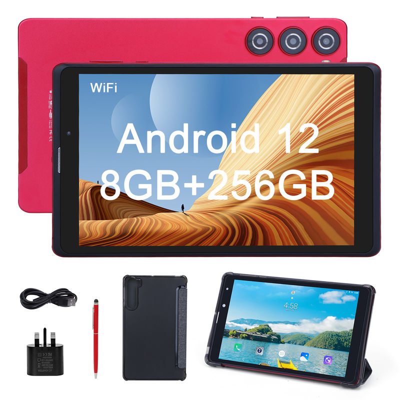 सी आइडिया एंड्रॉयड 8 इंच टैबलेट पीसी 256GB बड़ी क्षमता स्टोरेज 5MP+8MP कैमरे 8000mAh बैटरी लाइफ रीडिंग CM835 लाल