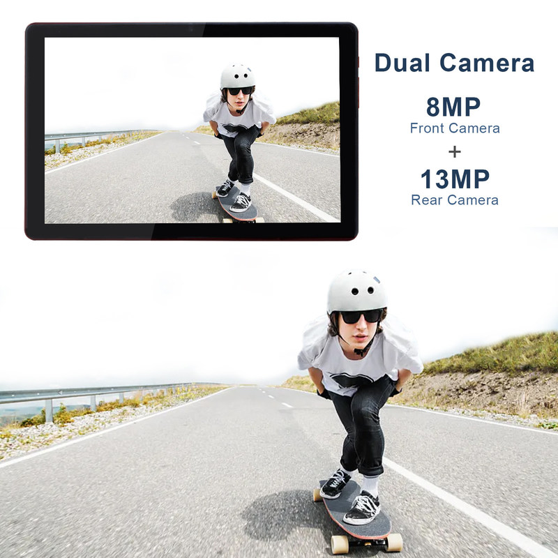 सी आइडिया 10 इंच एंड्रॉयड 12 टैबलेट 8GB रैम 256GB रोम मॉडल CM8000PLUS गुलाबी