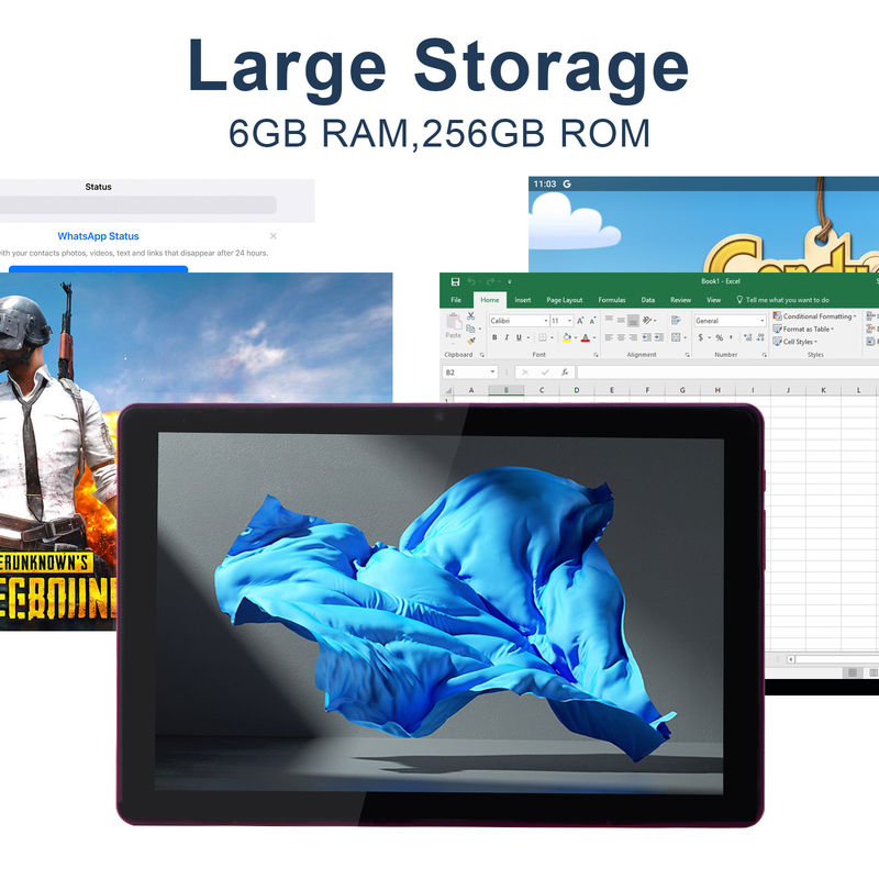 सी आइडिया 10 इंच एंड्रॉयड 12 टैबलेट 8GB रैम 256GB रोम मॉडल CM8000PLUS लाल