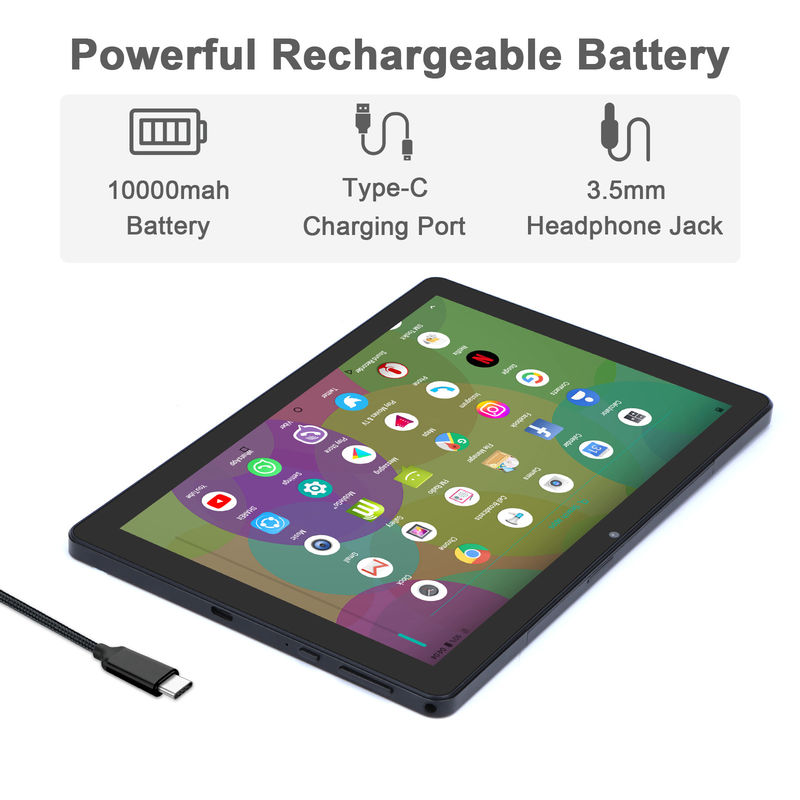 सी आइडिया 9.7 इंच एंड्रॉयड 12 टैबलेट 8GB रैम 512GB रोम मॉडल CM7800 काला