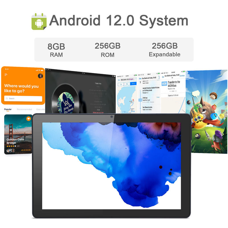सी आइडिया 9.7 इंच एंड्रॉयड 12 टैबलेट 8GB रैम 512GB रोम मॉडल CM7800 काला
