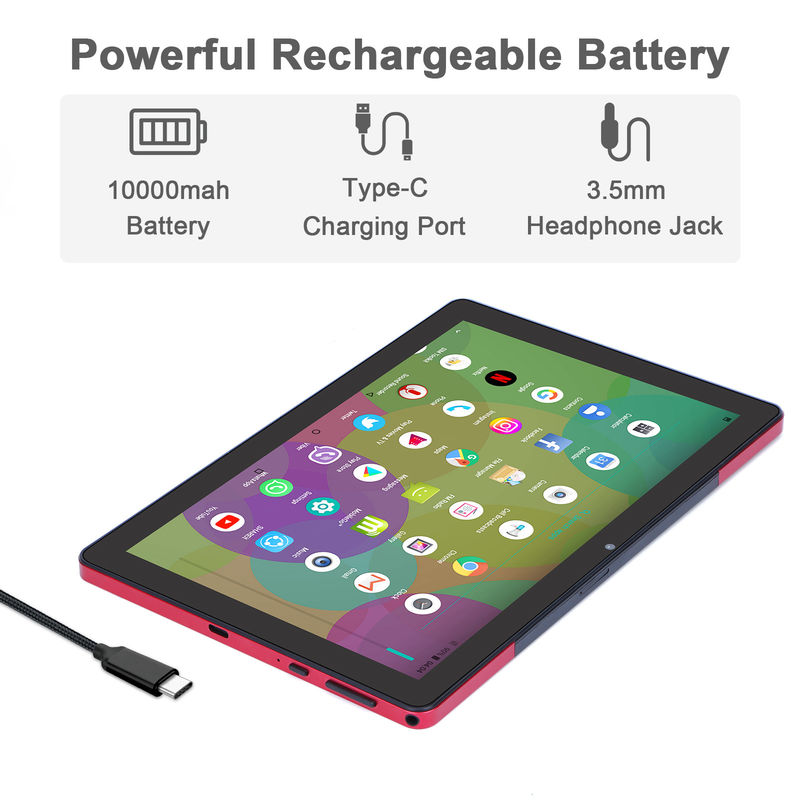 सी आइडिया 9.7 इंच एंड्रॉयड 12 टैबलेट 8GB रैम 512GB रोम मॉडल CM7800 लाल