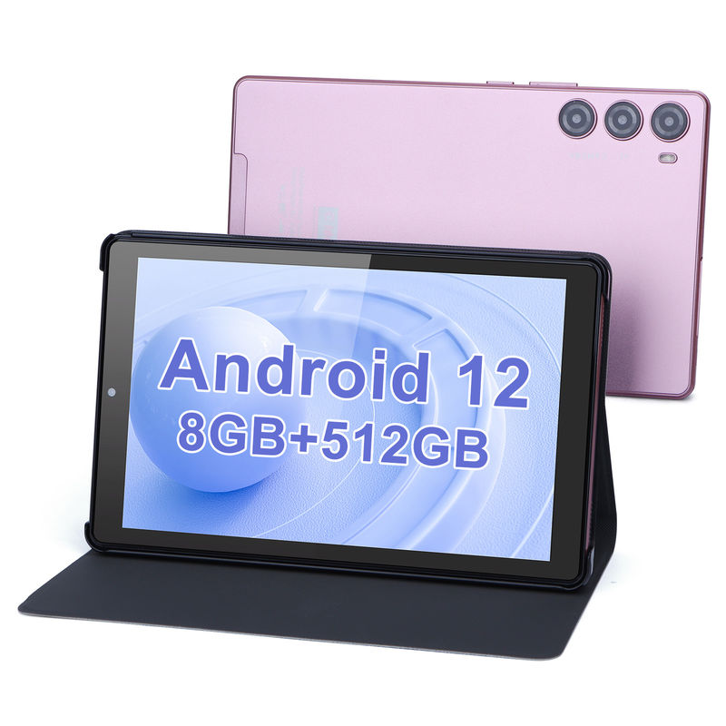 C विचार 9 इंच टैबलेट पीसी वाईफाई 2.4G/5G 800x1280 IPS स्क्रीन एंड्रॉयड टैबलेट फोन कॉल समर्थन दोहरी कैमरा के साथ ((गुलाबी)