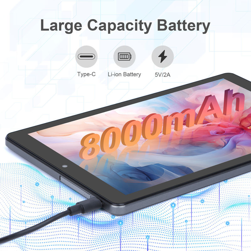 सी आइडिया 9 इंच टैबलेट पीसी वाईफ़ाई 2.4G/5G 800x1280 IPS स्क्रीन एंड्रॉयड टैबलेट फोन कॉल समर्थन दोहरी कैमरा के साथ ((ग्रे)