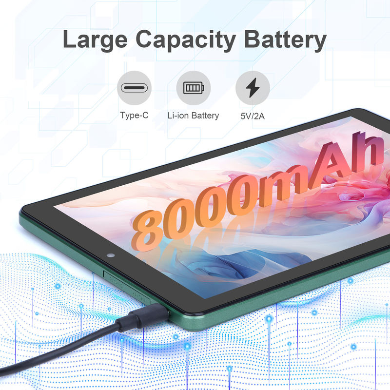 सी आइडिया 9 इंच का टैबलेट पीसी वाईफाई 2.4G/5G 800x1280 IPS स्क्रीन एंड्रॉयड टैबलेट फोन कॉल सपोर्ट डुअल कैमरा के साथ