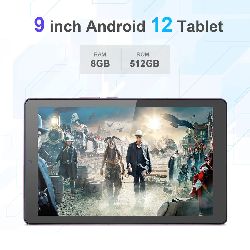 C विचार 9 इंच टैबलेट पीसी वाईफाई 2.4G/5G 800x1280 IPS स्क्रीन एंड्रॉयड टैबलेट फोन कॉल समर्थन दोहरी कैमरा के साथ ((गुलाबी)