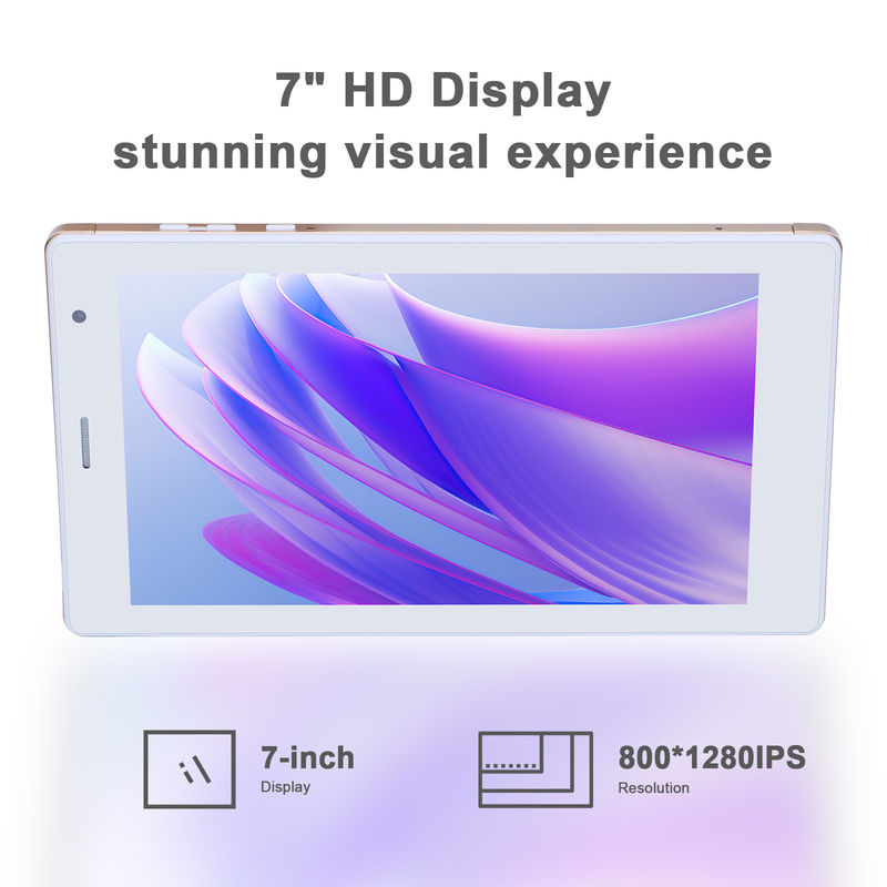 सी आइडिया 7 इंच एंड्रॉयड स्मार्ट टैबलेट 8+512GB क्वाड कोर वाईफाई टैबलेट एचडी टच स्क्रीन CM513 ((गोल्ड)