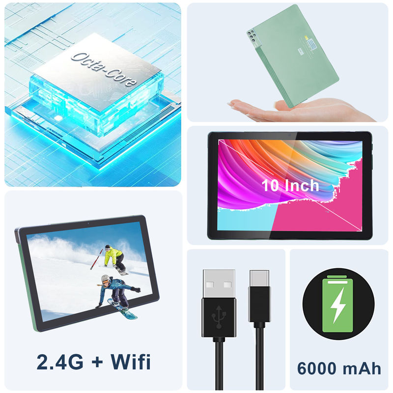 सी आइडिया 6+256GB 800x1280 IPS 10 इंच टैबलेट पीसी केस क्वाड कोर डुअल 5MP+8MP कैमरा HD IPS डिस्प्ले CM7000 के साथ