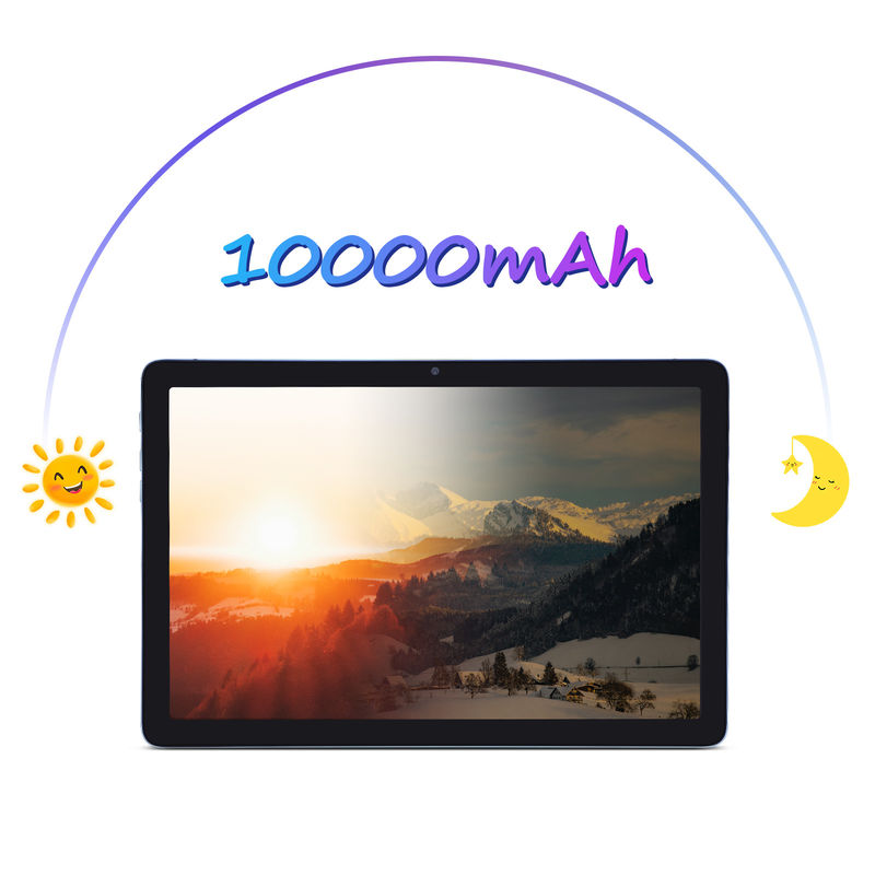 सी आइडिया 10.1 इंच स्मार्ट टैबलेट 10000mAh बैटरी 8GB+512GB ब्लूटूथ कीबोर्ड और शिक्षा सीखने के लिए सिम समर्थन के साथ
