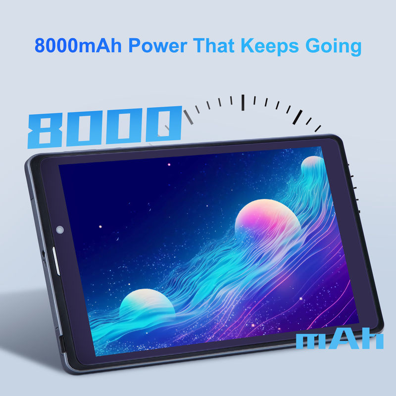 सी आइडिया एंड्रॉयड टैबलेट पीसी ड्यूल कैमरा 8 इंच 1280x800 IPS HD डिस्प्ले एंड्रॉयड 12 टैबलेट छात्र के लिए CM818-ग्रे