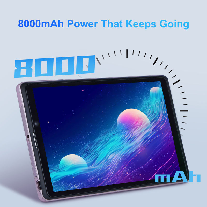 सी आइडिया 8 इंच एंड्रॉयड 12 टैबलेट 8000mAh बैटरी 5+8MP कैमरा 8GB रैम 512GB शिक्षा सीखने के लिए रोम CM818-गुलाबी