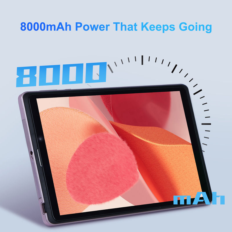 सी आइडिया 8 इंच एंड्रॉयड 12 टैबलेट 8000mAh बैटरी 5MP+8MP कैमरा 8GB रैम 512GB रोम शिक्षा सीखने के लिए CM818-गुलाबी