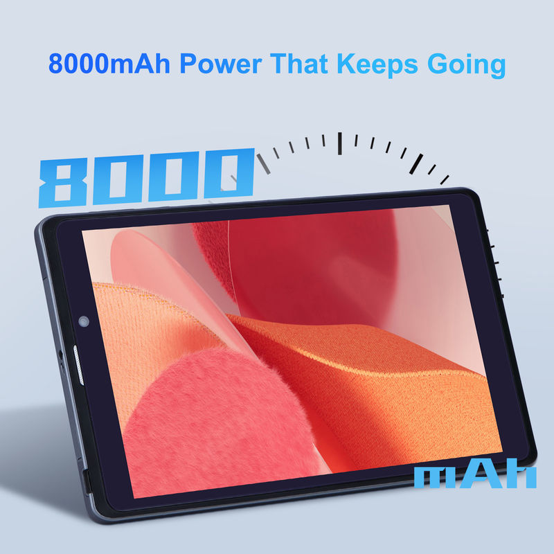 सी आइडिया एंड्रॉयड टैबलेट पीसी डुअल कैमरा 8 इंच 1280x800 IPS HD डिस्प्ले एंड्रॉयड 12 टैबलेट किशोरों के लिए CM818-ग्रे