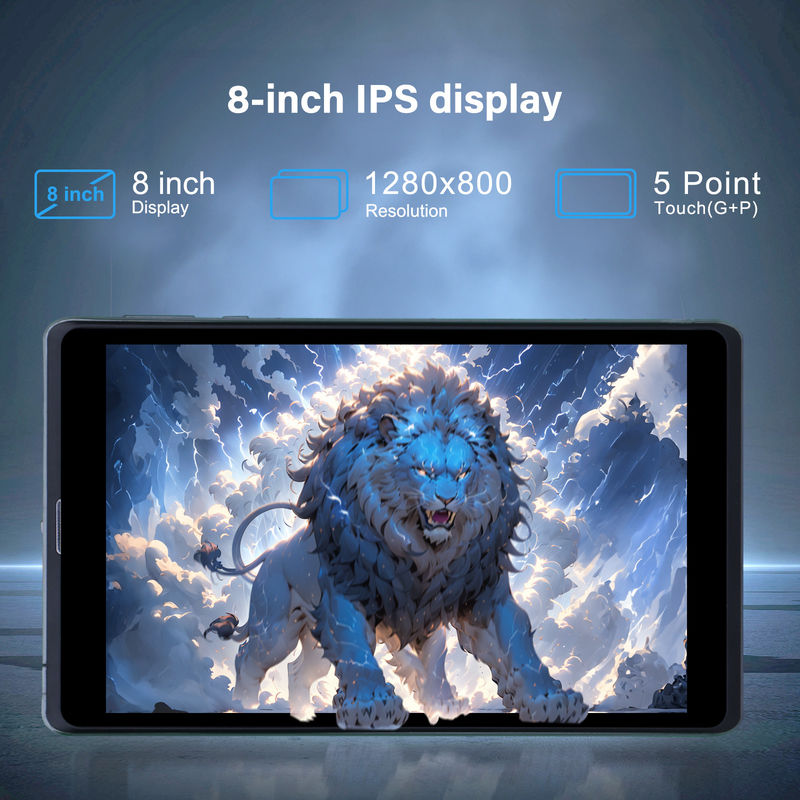 सी आइडिया एंड्रॉयड टैबलेट पीसी डुअल कैमरा 8 इंच 1280x800 IPS HD डिस्प्ले एंड्रॉयड 12 टैबलेट किशोरों के लिए CM818-ग्रे