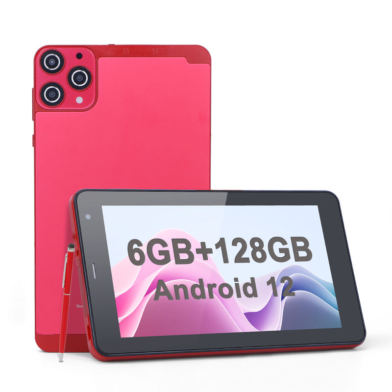 सी आइडिया 7 इंच छोटे टैबलेट क्वाड कोर वाईफाई 5G एंड्रॉयड टैबलेट पीसी शिक्षा के लिए CM515(लाल)