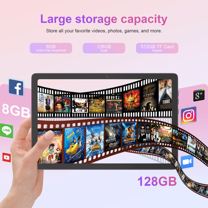 सी आइडिया एंड्रॉयड 14 एफएचडी स्क्रीन टैबलेट 8+128GB 11 इंच टैबलेट पीसी वयस्क किशोर पी1300 के लिए