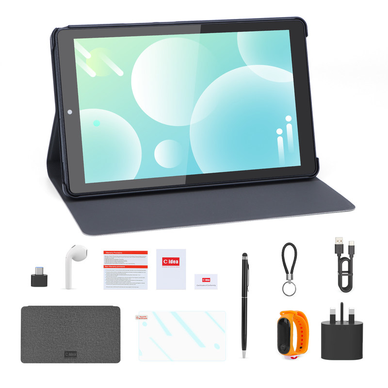 सी आइडिया एंड्रॉयड टैबलेट 800x1280 आईपीएस स्क्रीन स्मार्ट टैबलेट पीसी सिम के साथ शिक्षा के लिए CM935 काला