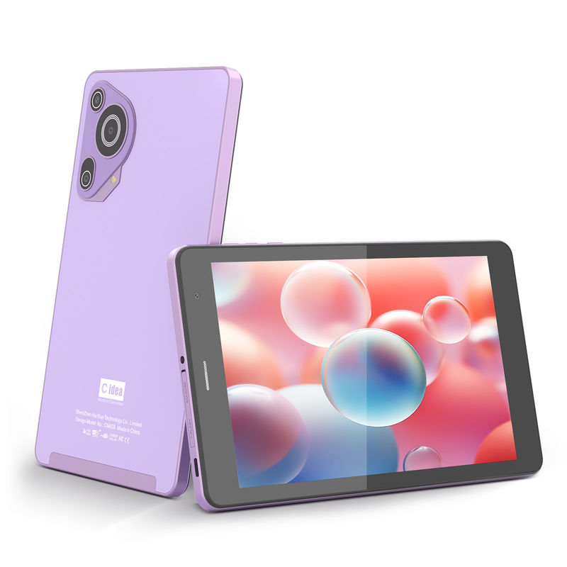 सी आइडिया 8 इंच 8+512GB 8000mah 5+8MP डुअल कैमरा एंड्रॉयड टैबलेट पीसी सिम के साथ छात्रों के लिए CM828 बैंगनी
