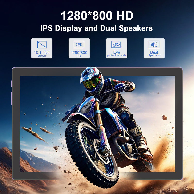 सी आइडिया 10 इंच एंड्रॉयड 14 एजुकेशनल टैबलेट 512GB सिम सपोर्ट के साथ छात्रों के लिए CM8200Plus पर्पल