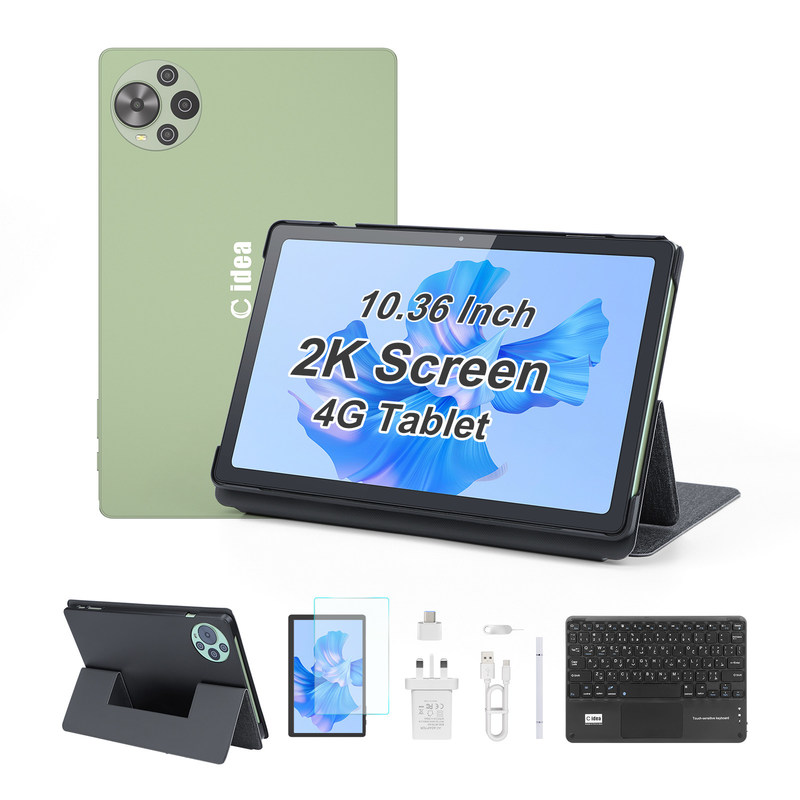 सी विचार 10.36 इंच एंड्रॉइड 14 टैबलेट पीसी, छात्रों के लिए दोहरी सिम कार्यक्षमता वाला शैक्षिक टैबलेट