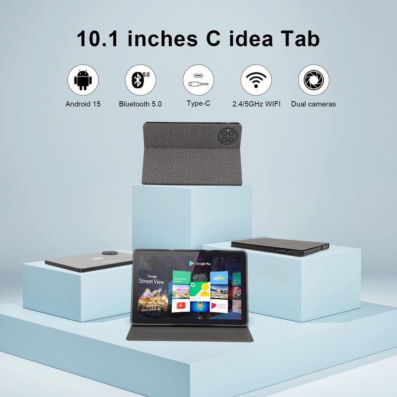 सी आइडिया 10.1 इंच एंड्रॉयड 15 टैबलेट 8GB रैम 1TB रोम मॉडल CM8800plus काला