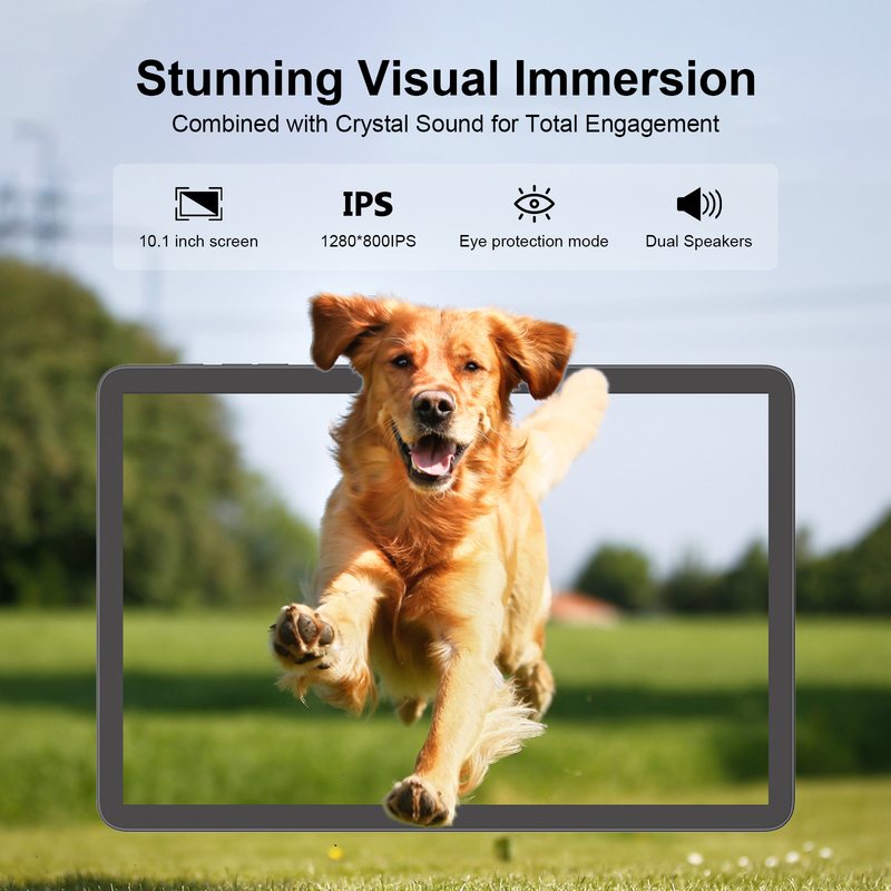 सी आइडिया 10.1 इंच टैबलेट पीसी एंड्रॉयड 15 टैबलेट के साथ कीबोर्ड और माउस CM8800plus ग्रे