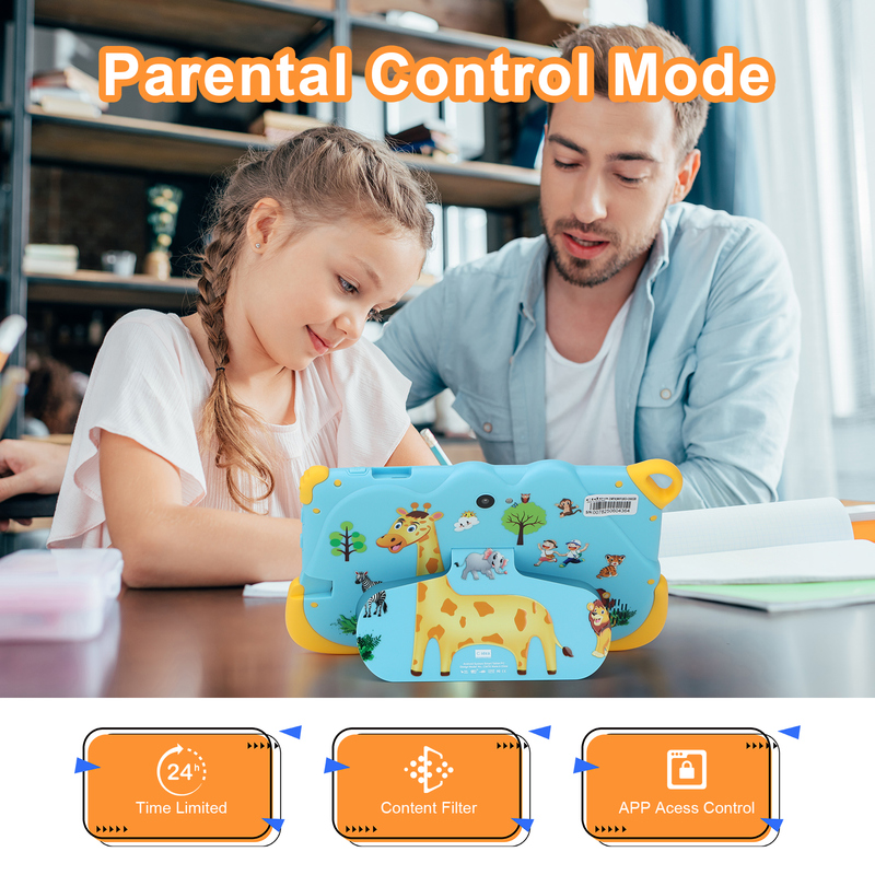 सी आइडिया 7 इंच एंड्रॉयड 15 एजुकेशनल स्मार्ट टैबलेट फॉर स्टूडेंट्स CM78 ब्लू