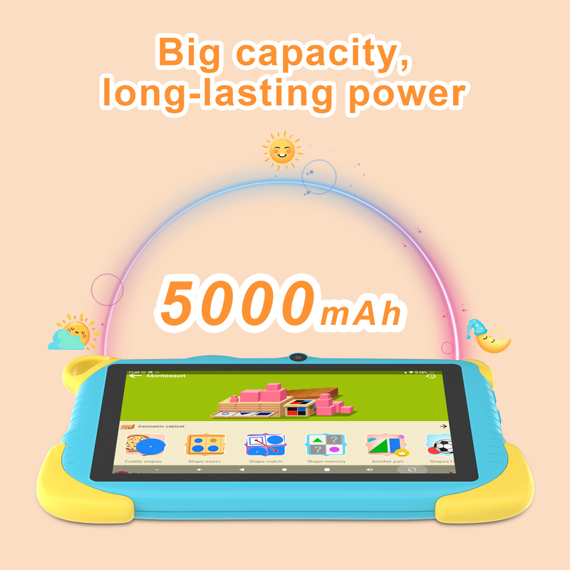 सी आइडिया 7 इंच एंड्रॉयड 15 एजुकेशनल स्मार्ट टैबलेट फॉर स्टूडेंट्स CM78 ब्लू