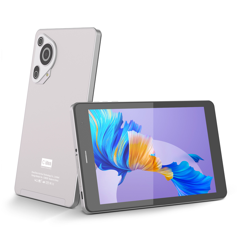 C आइडिया यूथ सिल्वर 8 इंच टैबलेट एंड्रॉयड 15 टीएफ कार्ड स्लॉट के साथ, वाईफाई,8GB +512GB, 800*1280 आईपीएस इनसेल CM828