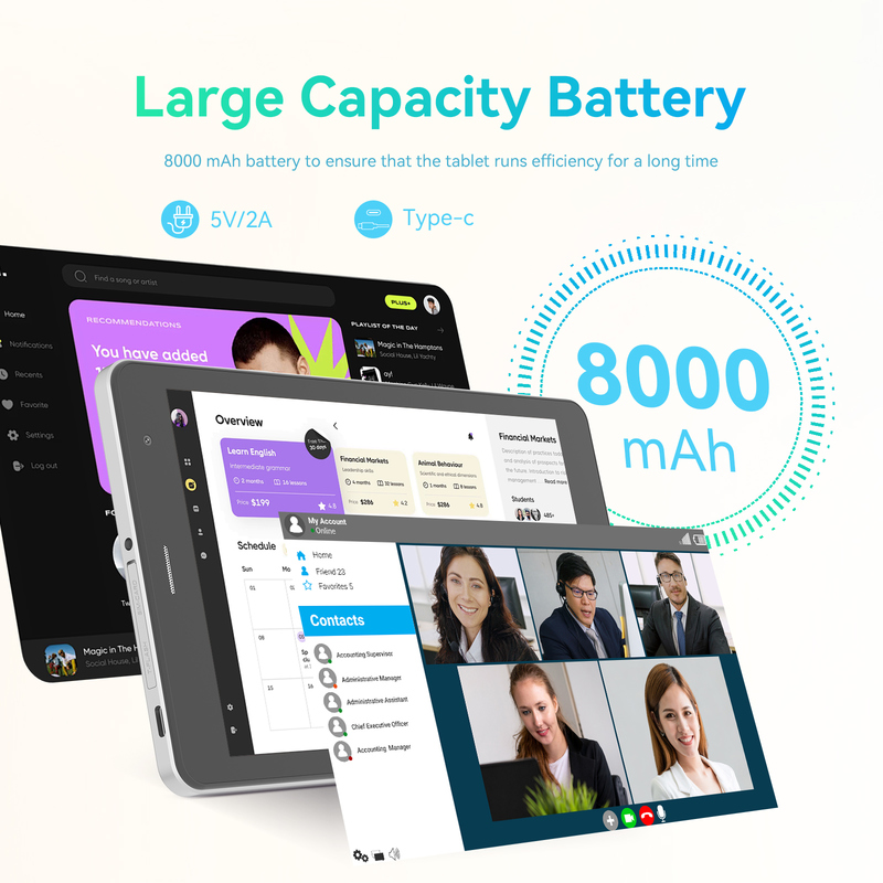 C आइडिया यूथ सिल्वर 8 इंच टैबलेट एंड्रॉयड 15 टीएफ कार्ड स्लॉट के साथ, वाईफाई,8GB +512GB, 800*1280 आईपीएस इनसेल CM828