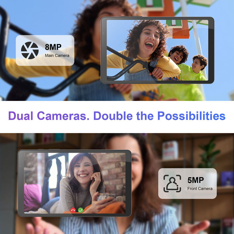 सी आइडिया 8 इंच स्मार्ट टैबलेट पीसी कीबोर्ड के साथ 8GB रैम+512 रोम 800*1340 आईपीएस इंकेल टचस्क्रीन डिस्प्ले ब्लैक सीएम866