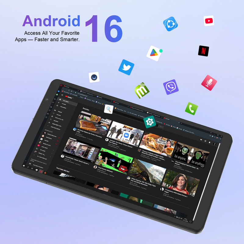 सी आइडिया 8 इंच स्मार्ट टैबलेट पीसी कीबोर्ड के साथ 8GB रैम+512 रोम 800*1340 आईपीएस इंकेल टचस्क्रीन डिस्प्ले ब्लैक सीएम866