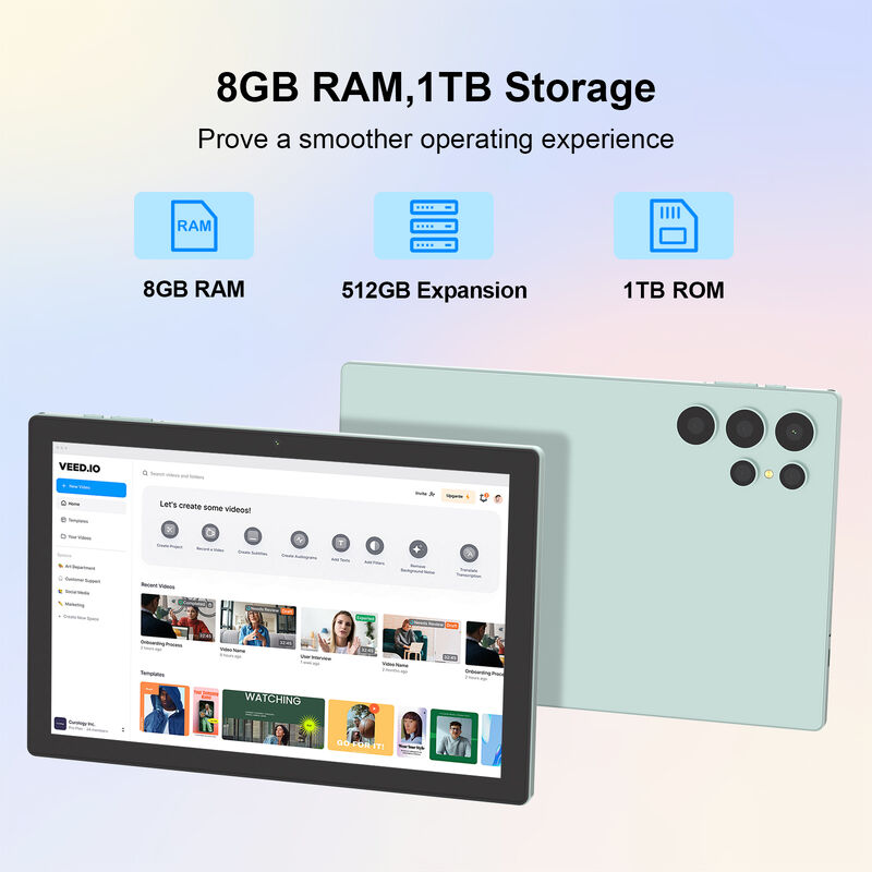 सी आइडिया 10 इंच एंड्रॉइड टैबलेट स्नैपड्रैगन सीपीयू कीबोर्ड के साथ छात्र सीएम9000अल्ट्रा ग्रीन के लिए