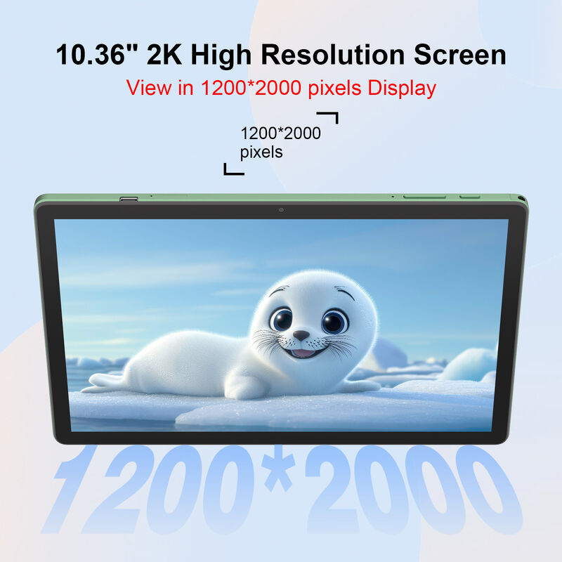 C आइडिया फैक्टरी 10.36 इंच टैबलेट 8GB रैम + 1TB रोम डुअल कैमरा एंड्रॉयड 14 वयस्क के लिए सिम कार्ड के साथ टैबलेट CM10500 प्लस (हरी)